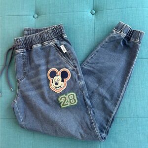Disney Blue Mickey Mouse Women's Jeans